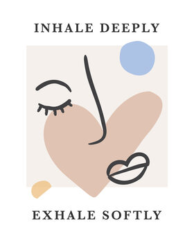 Poster Inhale Deep