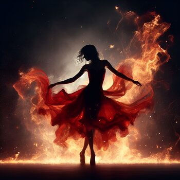 dancing woman