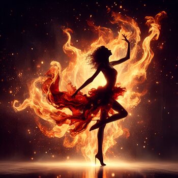 dancing woman