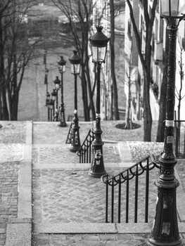 Poster Montmartre Stairway