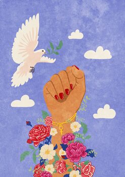 Plakat Feminist Fist