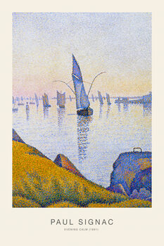 Poster Evening Calm (1891) - Paul Signac