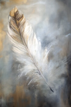 Poster Floating Feathers