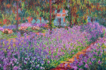 Poster The Artist's Garden at Giverny, 1900