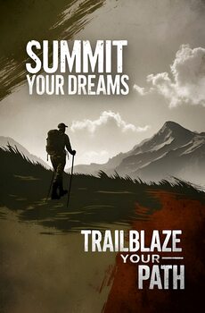 Timeless Trails: A Collection of Vintage-Inspired Hiking Art