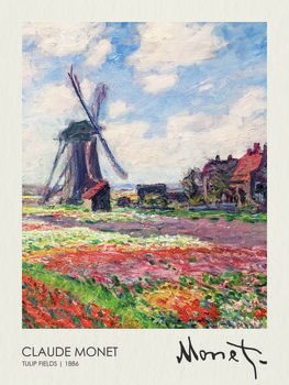 Poster Tulip Fields (1886)