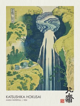 Poster Amida Waterfall (1830)