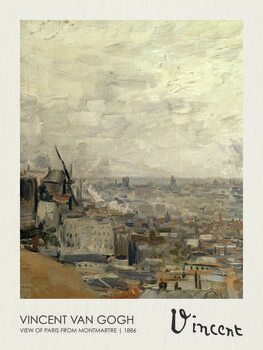 Poster View of Paris from Montmartre (1886)