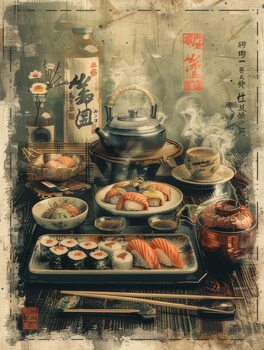 japanese vintage poster