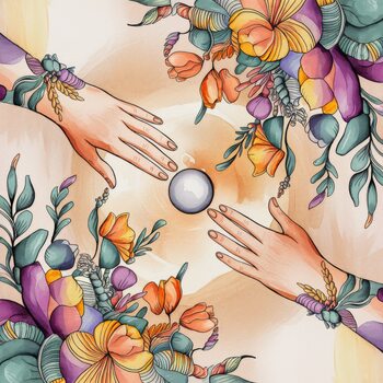 The mind and nature dance together.
