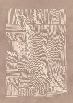 Plakát Abstract Irregular Lines