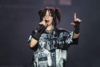 Poster Billie Eilish at Glastonbury Festival 2022