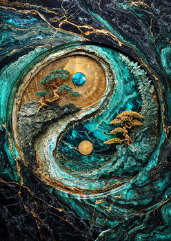Abstract Nature Kintsugi