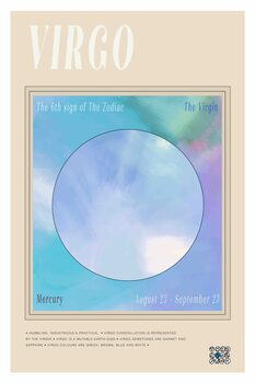 Poster Zodiac Virgo