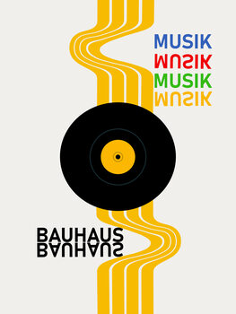 Plakát Bauhaus Music Vinyl Design