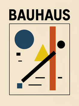 Plakát Bauhaus Geometric Abstract