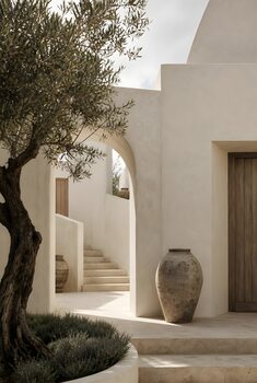 Mediterranean Architecture Wall Art | Luxury Neutral Fine Art Prints