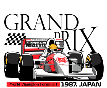 Maglietta McLaren – Grand Prix Japan 1987