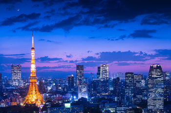 Plakat Tokyo night view