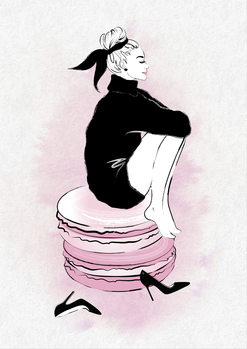 Poster Macaron Girl
