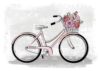 Poster Romantic Bike