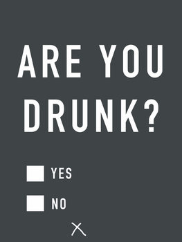 Poster Are you drunk
