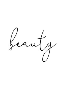 Plakat beauty