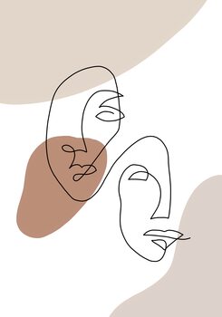 Poster Two faces