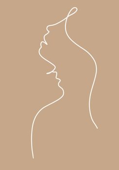 Poster Lovers line art