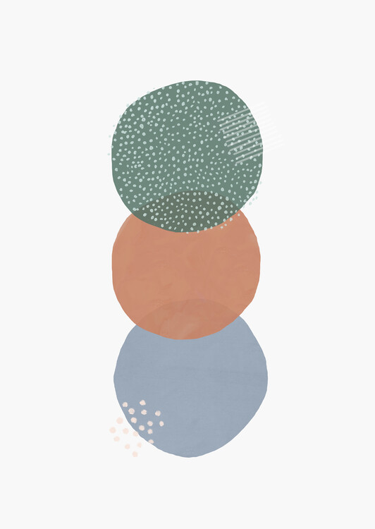 Poster Abstract soft circles part 2