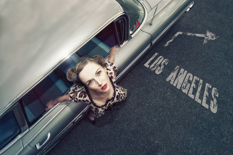 Sticker Hollywood road