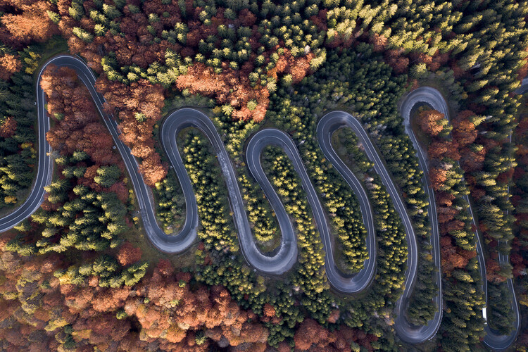 Sticker The beautiful road