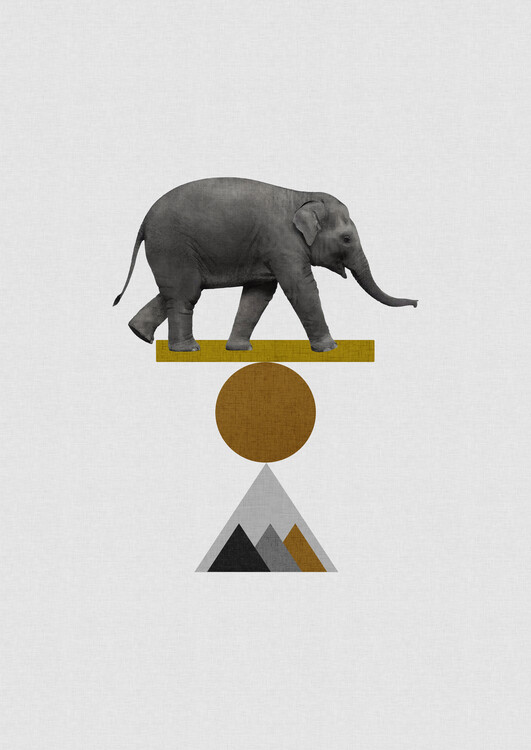 Poster Tribal Elephant