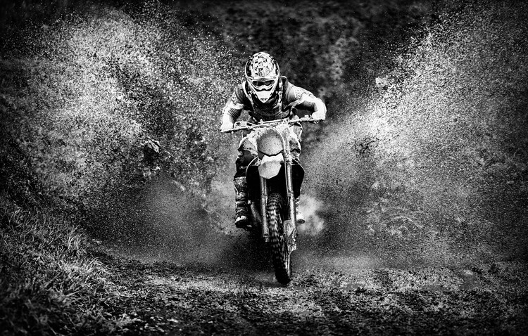 Canvas Print Motocross