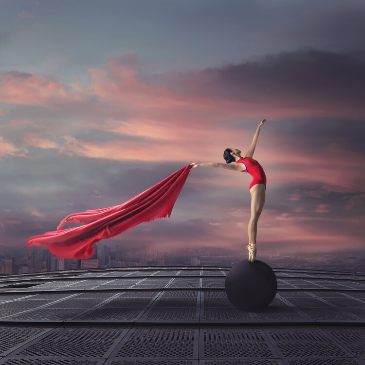 Canvas Print Into The Horizon