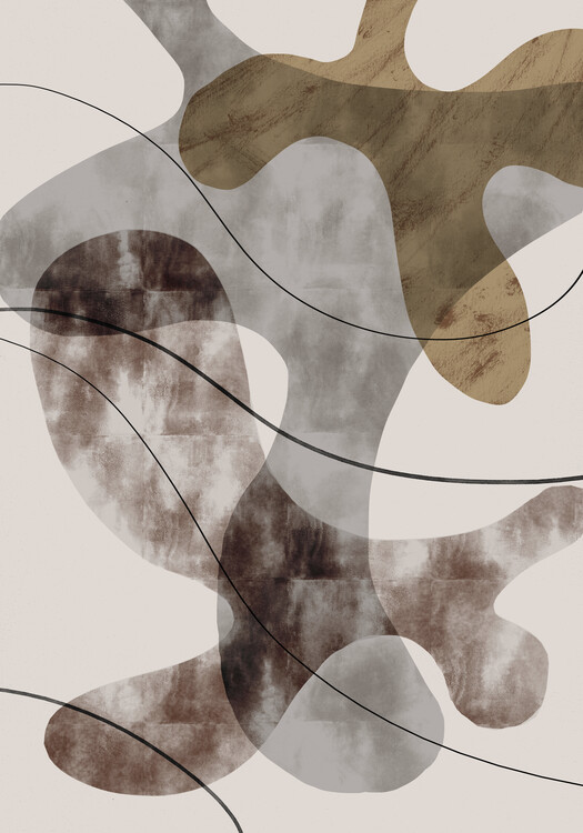 Levně Plakát, Obraz - Brown Seaweed, Studio Collection, 26.7 × 40 cm