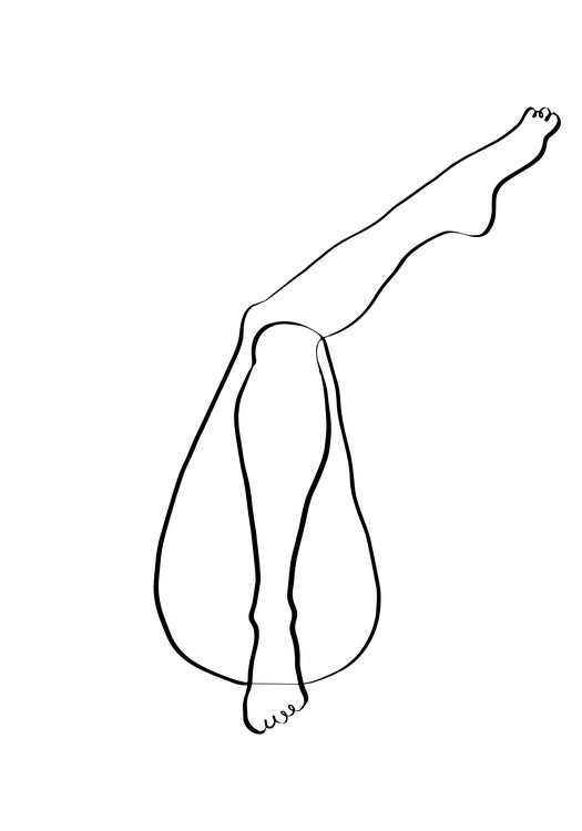 Levně Plakát, Obraz - Legs, Studio Collection, 26.7 × 40 cm