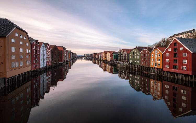 Levně Plakát, Obraz - Trondheim, Norway, Par Soderman, 40 × 26.7 cm