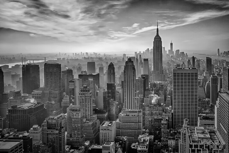 Canvas Print Hazy Gotham