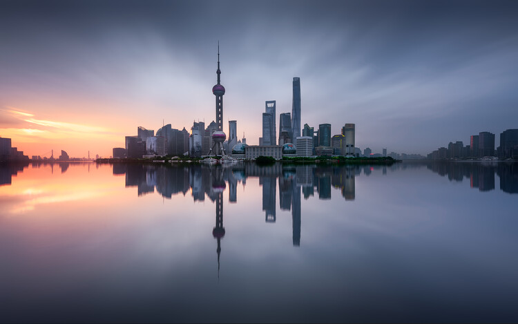 Canvas Print Good Morning Shanghai