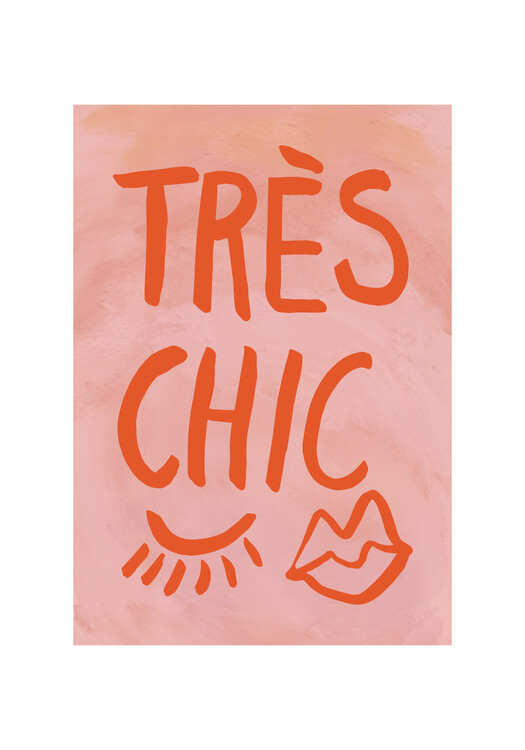 Poster TrAus Chic Pink Frame