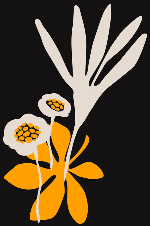 Poster Blossom Beauty NERO