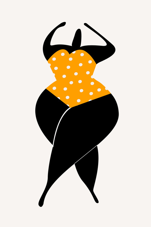 Poster Dancing In The Sun YELLOW