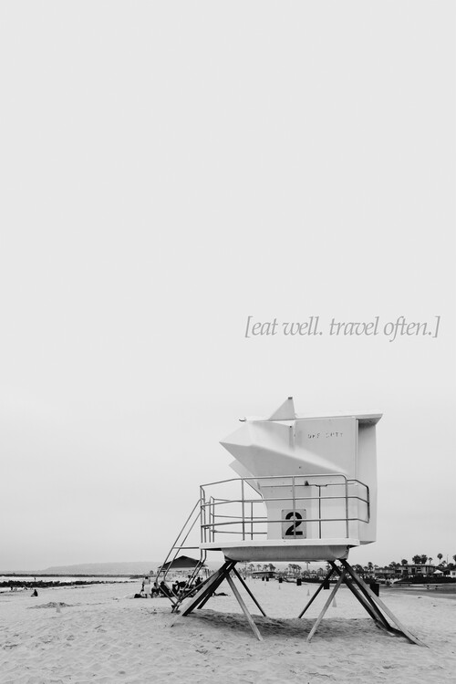 Poster Eat Well Travel Often