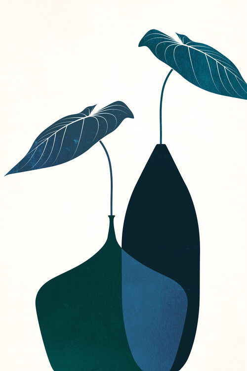 Poster Scandinavian Bouquet BLEU