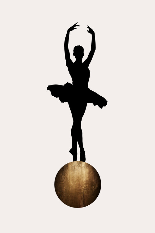 Poster Prima Ballerina GOLD