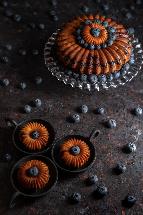 Poster Blueberry bundt cake