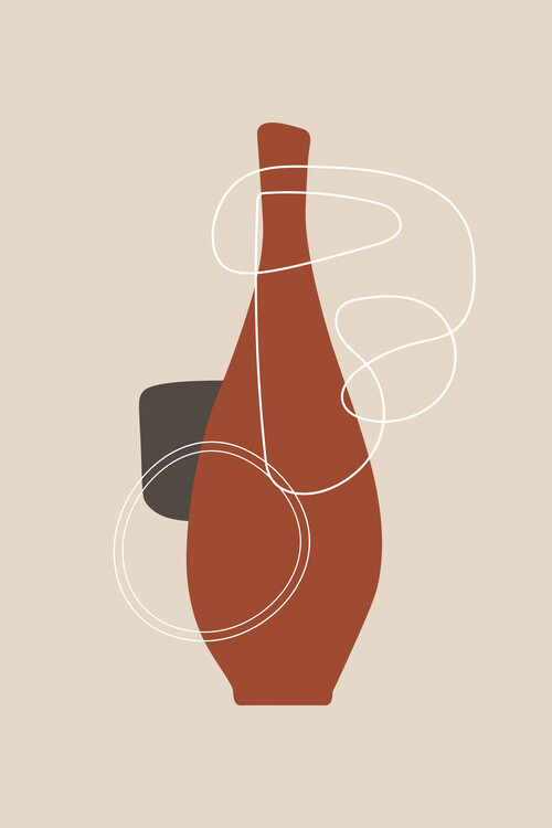 Плакат red bottle