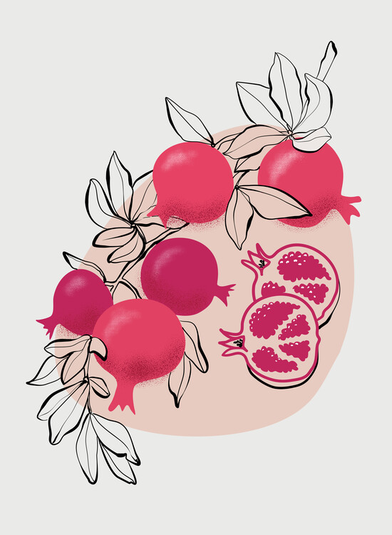 Poster Fathia pomegranates