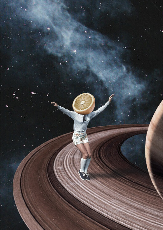 Poster Jumping oranges in my head